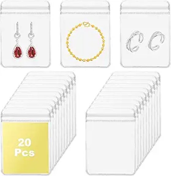 Travel Jewelry Organizers: No Tangling, No Lost Studs 7 tangle free anti tarnish jewelry pouches