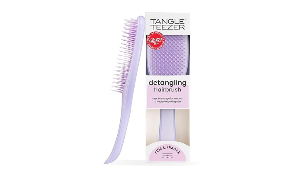 Best Travel Hairbrushes That Protect Fine Hair From Breakage 5 tangle teezer fine detangler