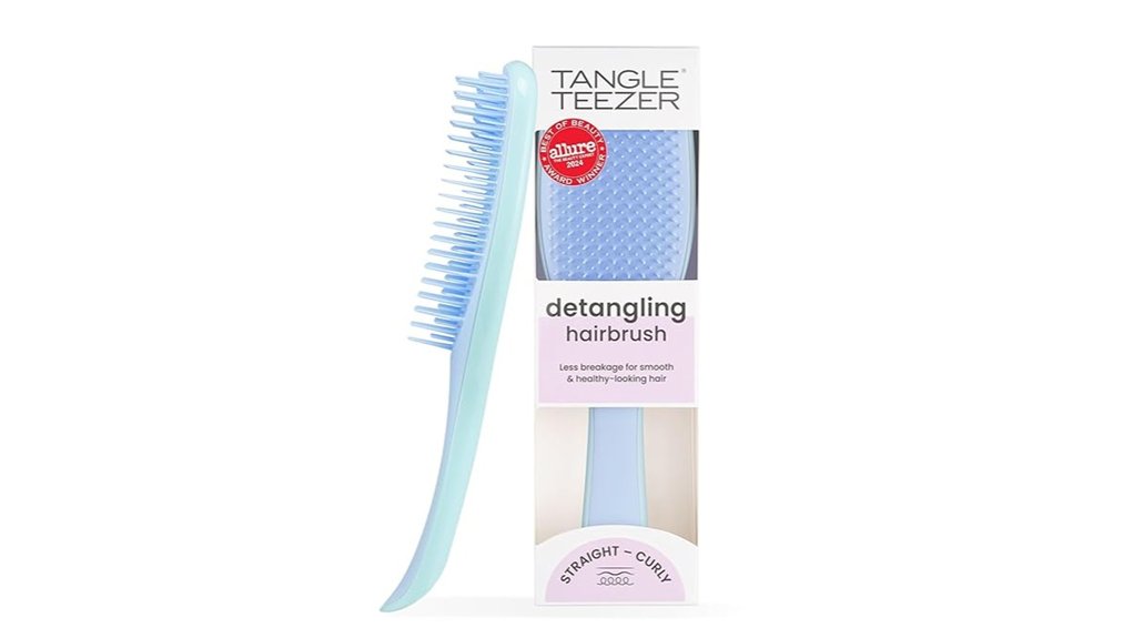 Best Travel Hairbrushes That Protect Fine Hair From Breakage 13 tangle teezer ultimate detangler