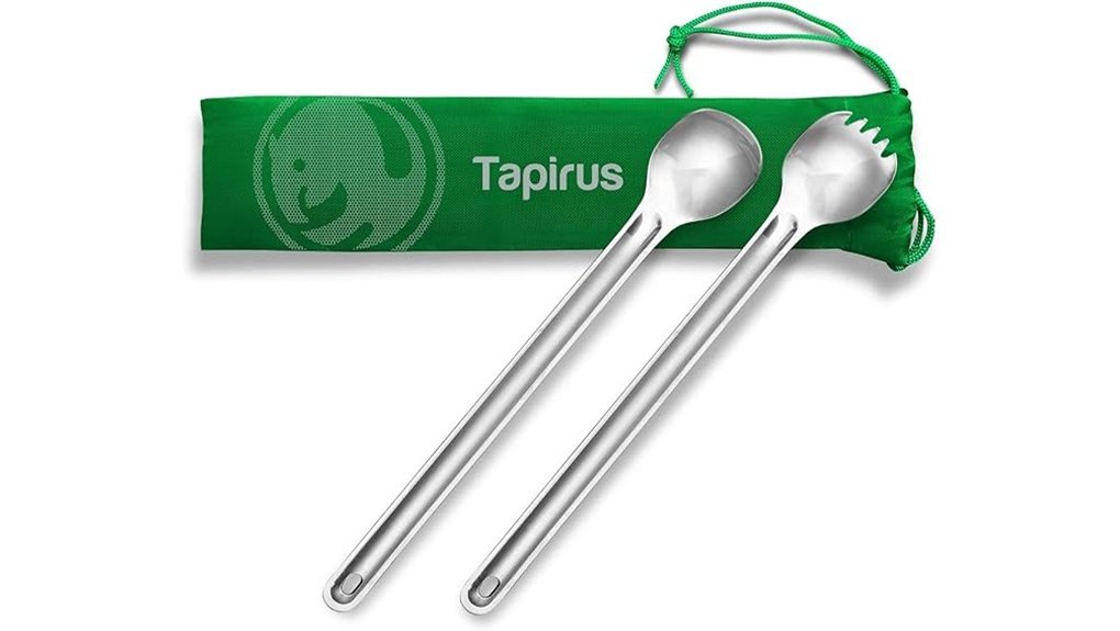 tapirus 9 4 inch spork set