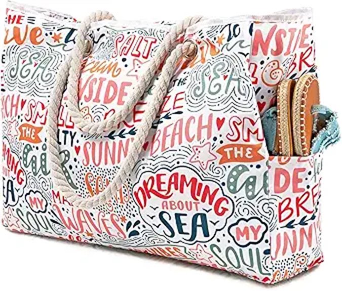 tavaleu large sandproof tote