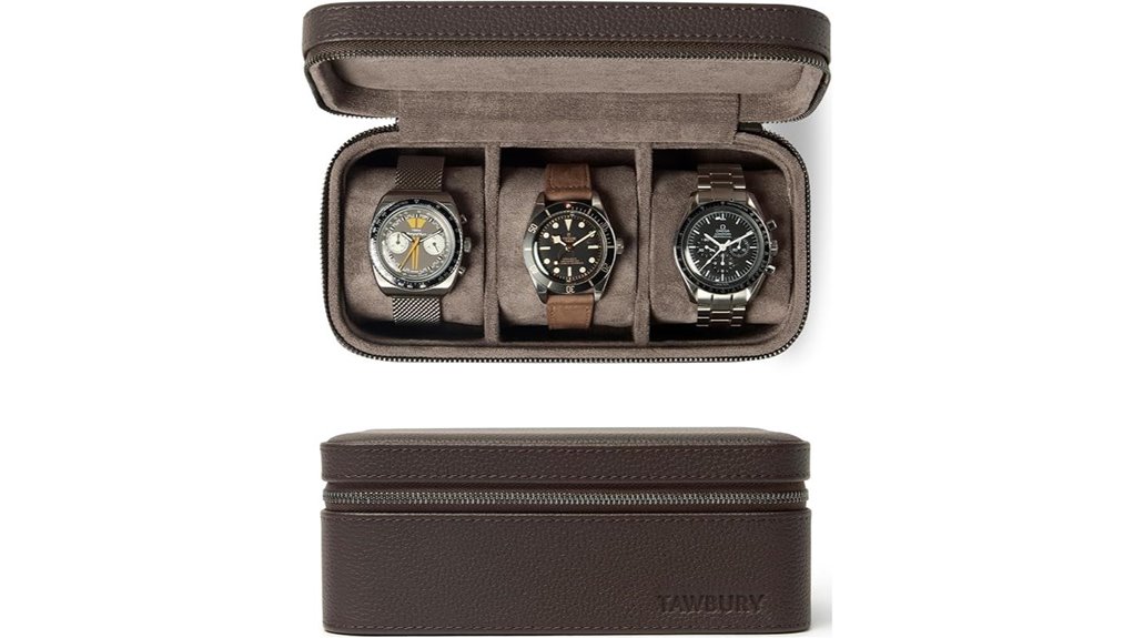 tawbury leather 3 slot case