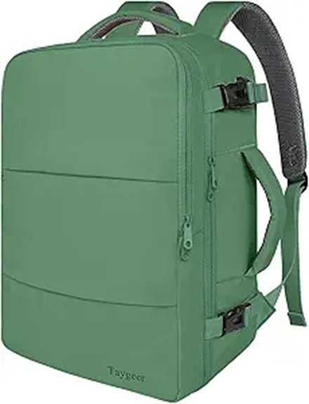 Best Luggage with Easy-Access Front Pockets (Laptop-Friendly) 6 taygeer 40l laptop backpack