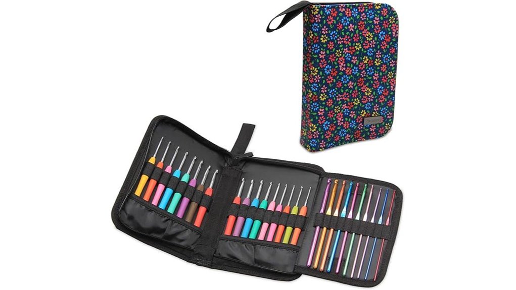 Ultimate Crochet Hook Cases That Travelers Love 6 teamoy crochet hook case