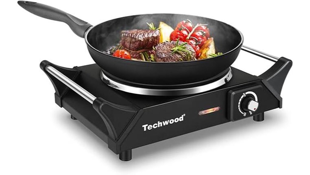 Best Electric Hot Plate (Single Burner) That Transforms Meals 7 techwood 1500w hot plate