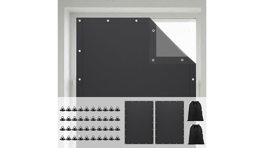 tegeme portable blackout curtains