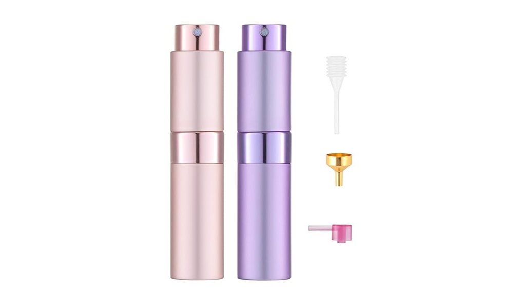 Top Refillable Perfume Atomizers With Valve Fill – No Funnel Needed 6 tekson 8ml travel atomizer