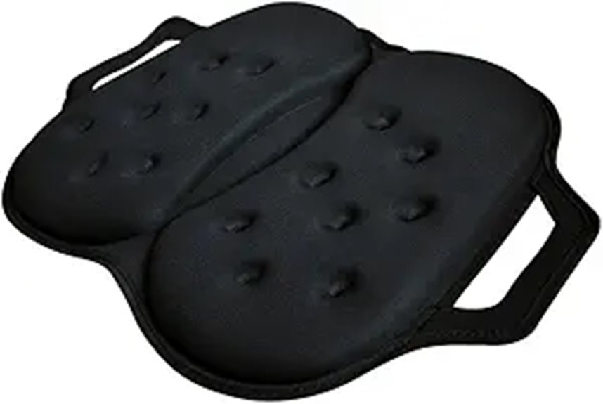 Anti‑Slip Seat Cushions for Train Travel (Thin Gel) for Steady Rides 4 tektrum foldable gel cushion