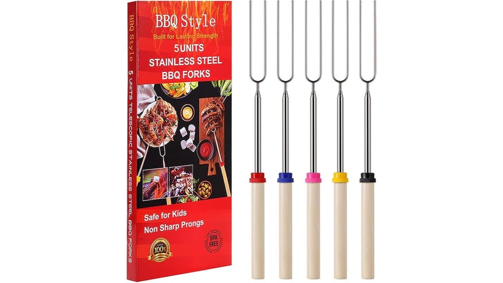 telescopic 32 in marshmallow 5 pack
