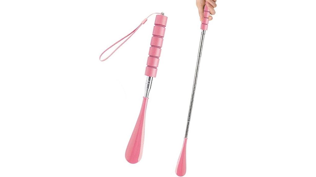 Collapsible, Sturdy Travel Shoe Horns for Comfortable Steps 14 telescopic adjustable long handled puller