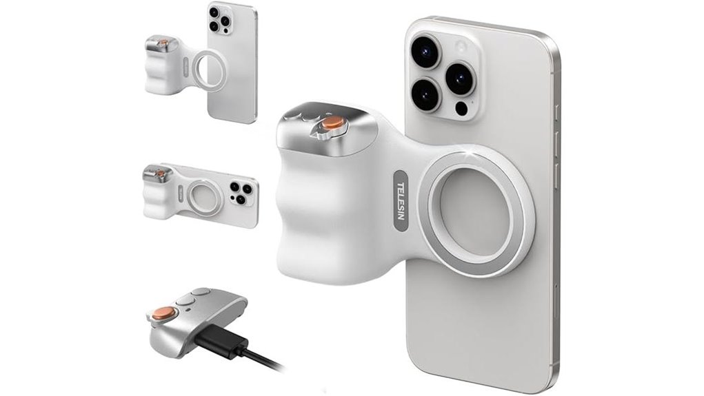 Phone Grips for Travel Photography—Secure One‑Hand Hold 13 telesin magnetic shutter grip
