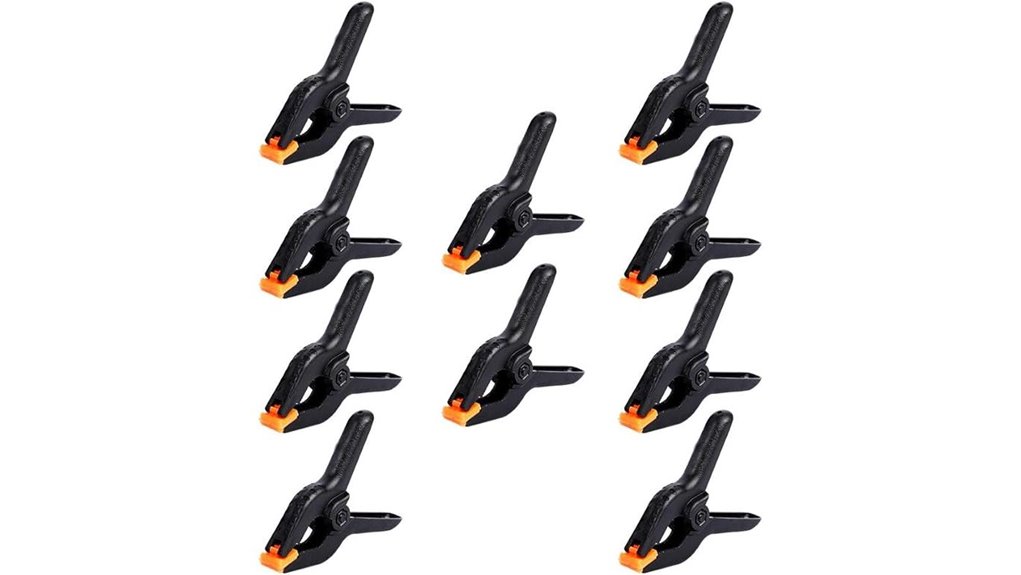 Portable Backdrop Clips For Travel Creators: Easy Setup 1 ten 3 5 inch heavy duty clamps