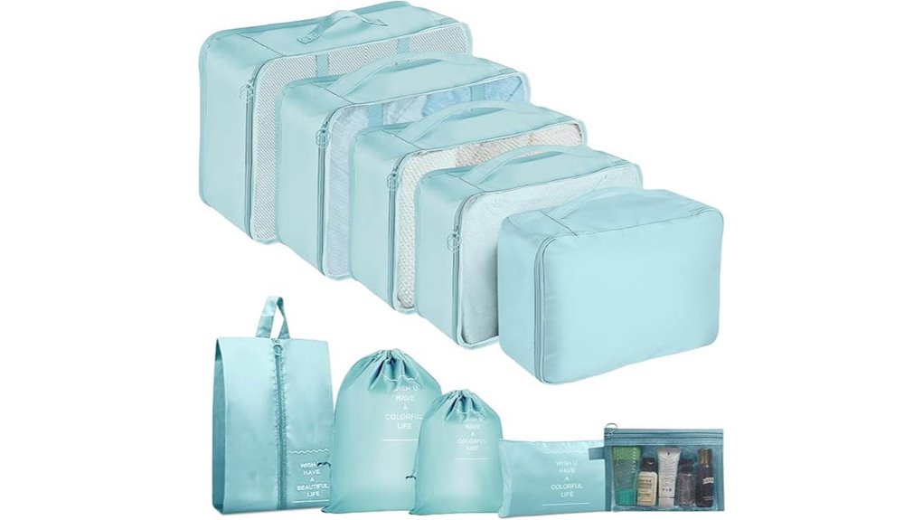 ten mesh packing cubes