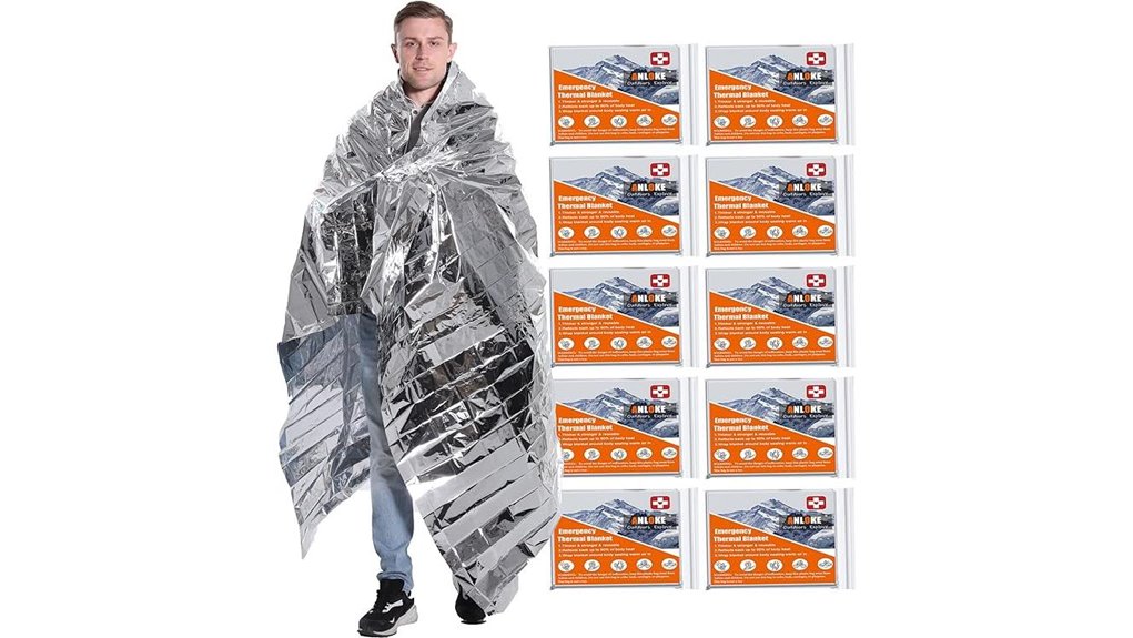 Top Emergency Mylar Thermal Blankets You Need on Hand 6 ten mylar emergency blankets