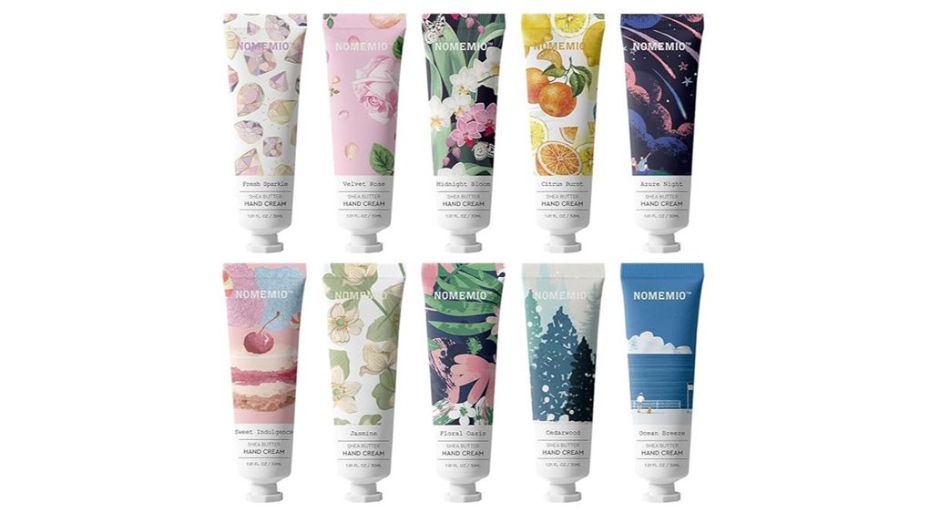 Leak‑Proof Travel Hand Creams TSA Size for On‑The‑Go 6 ten scents hand cream pack