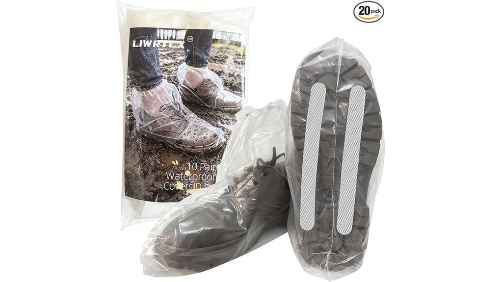 Travel shoe covers for slush that stay compact, grippy & dry 1 ten waterproof anti slip covers