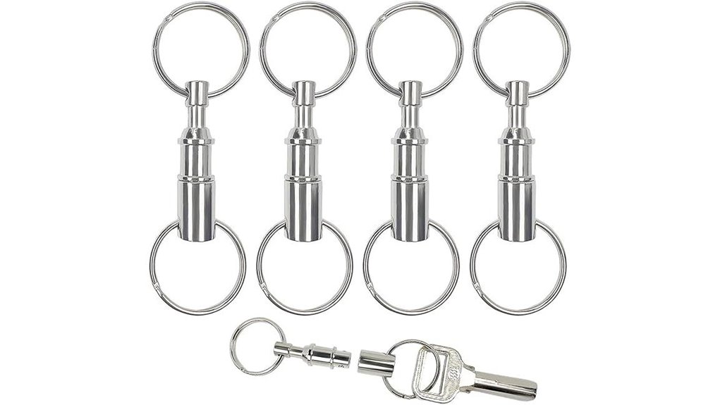 tenalleys 4 pack quick release keychains