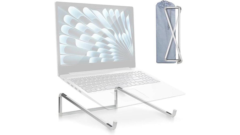Best Foldable Laptop Stands Digital Nomads Love 12 tenoc foldable ventilated stand