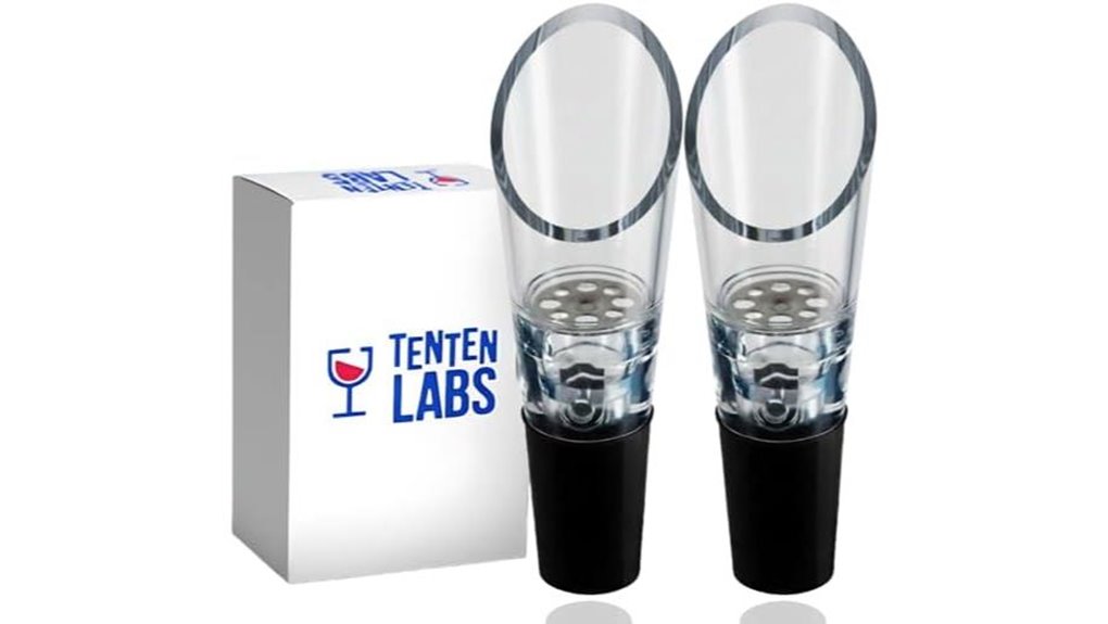 Best Wine Aerator Pourer for Effortless Cocktail Prep 3 tenten labs no drip aerators