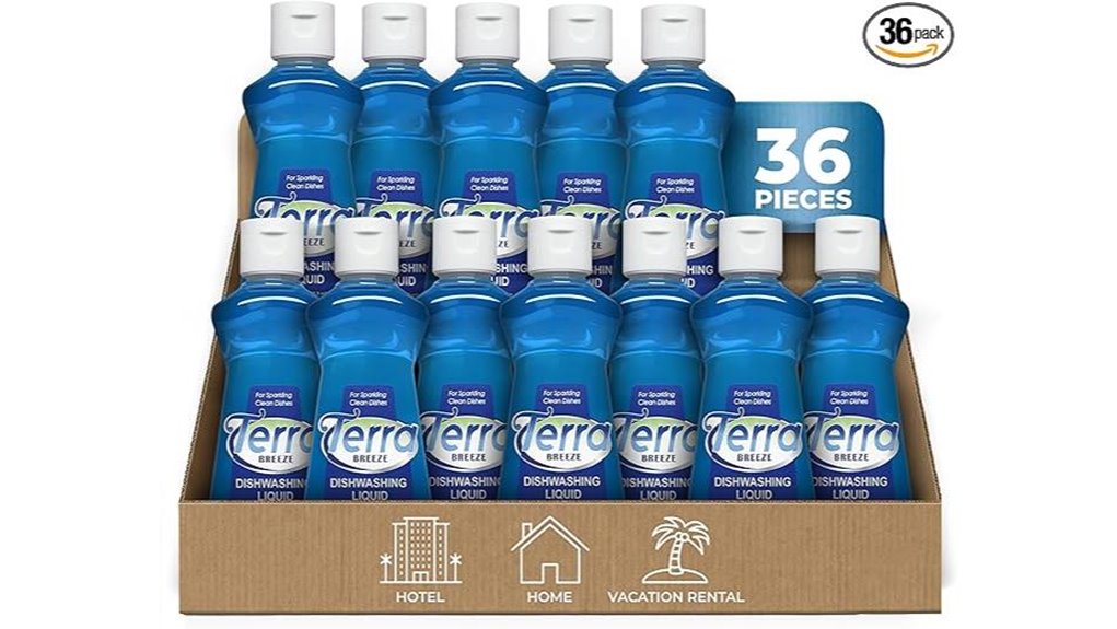 Best Mini Dish Soap Concentrate Bottle for Every Kitchen 5 terra breeze hotel dish