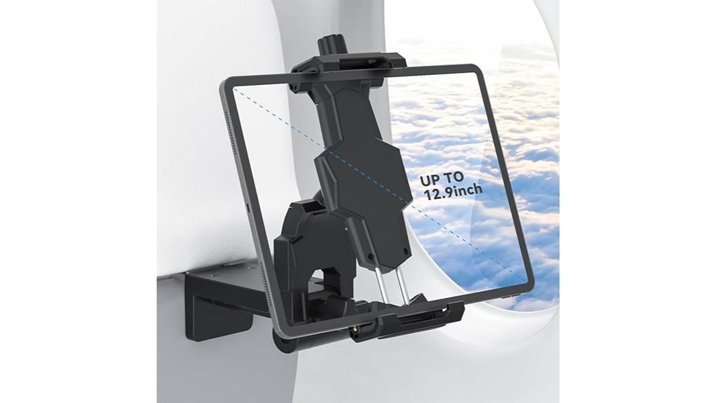Top Tablet Stands for Airplane Trays 7 tesla headrest tablet stand
