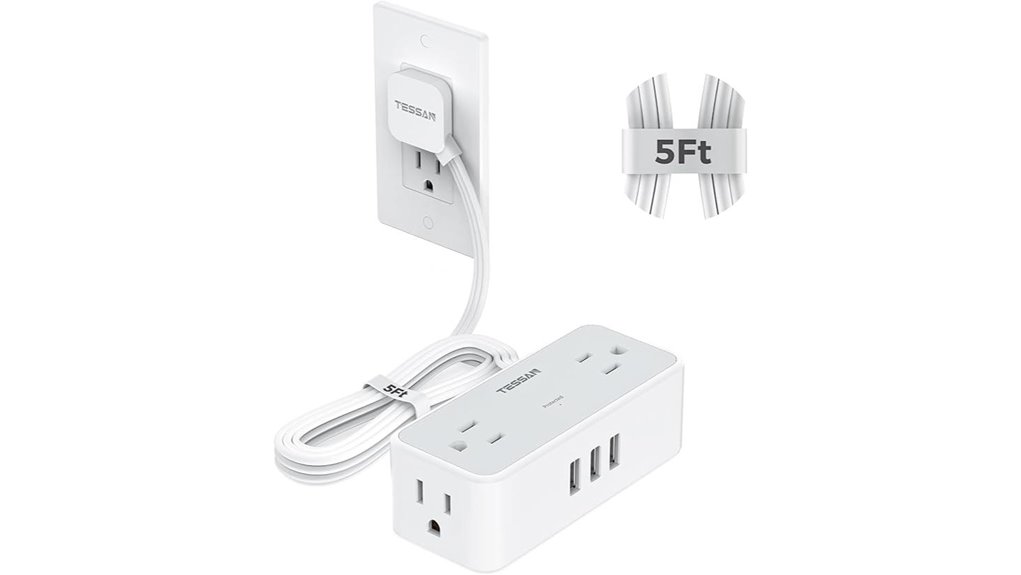 tessan 5ft surge protector