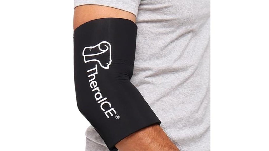 Best Reusable Ice Pack Sleeves for Swelling On Go (Slim Gel) 8 theraice elbow ice sleeve