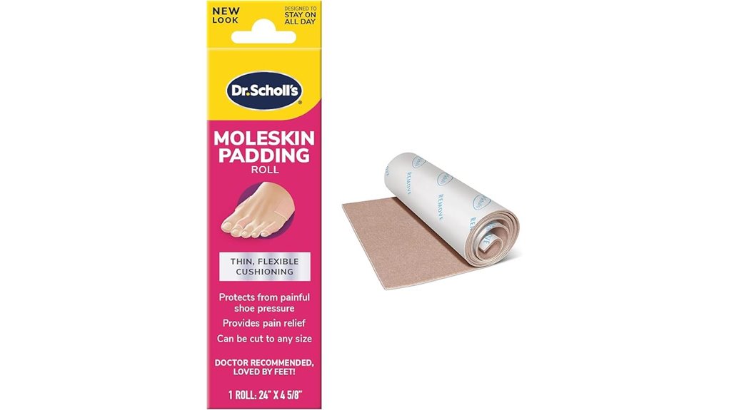 Moleskin Alternatives for Travel Hot Spots (Stay-Put Patches) 4 thin moleskin roll 24x4 5