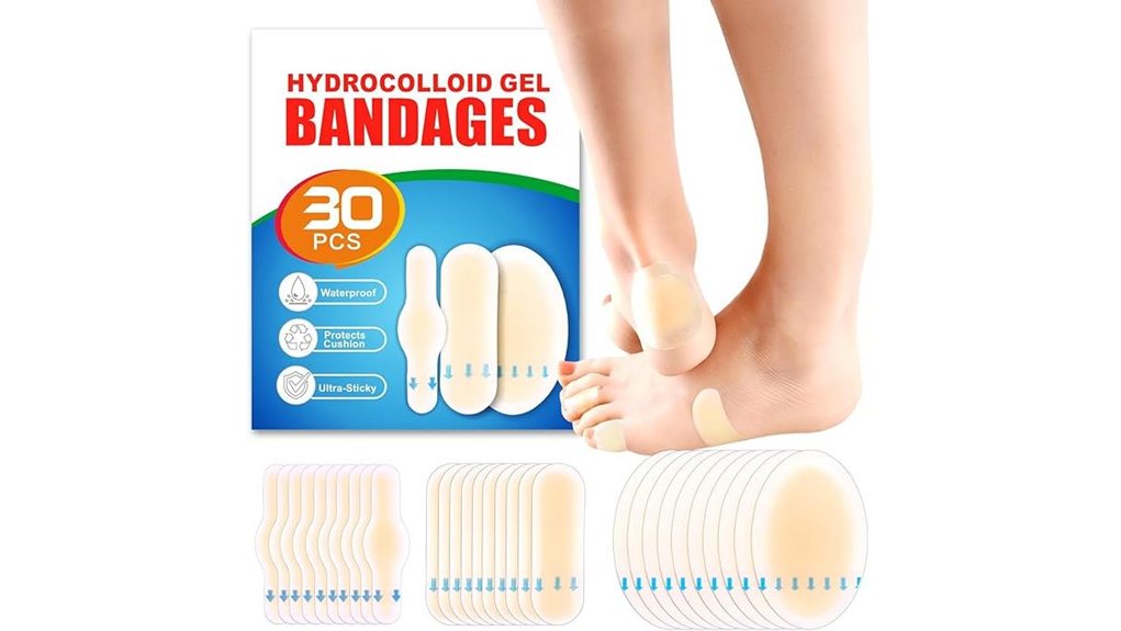 Best Blister Plasters for Heel Hotspots with Thin Edges 13 thirty hydrocolloid waterproof bandages