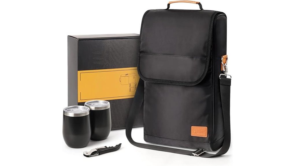 Best Insulated Wine Totes to Keep Your Picnic Sip Fresh 14 three bottle wine tote