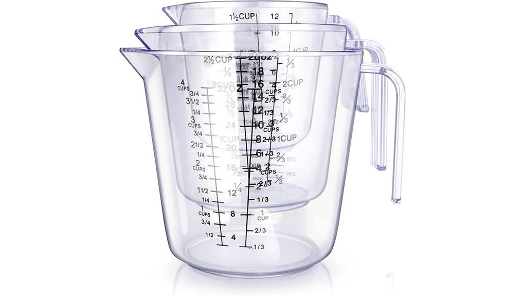 Best Measuring Jug (Liquid Measuring Cup) Chefs Swear By 7 three clear bpa free cups