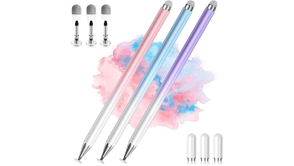 three color dual device stylus