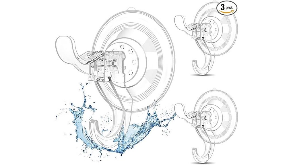 Strong‑Grip Suction Hooks That Stick in Traveler Bathrooms 7 three goabroa heavy duty hooks