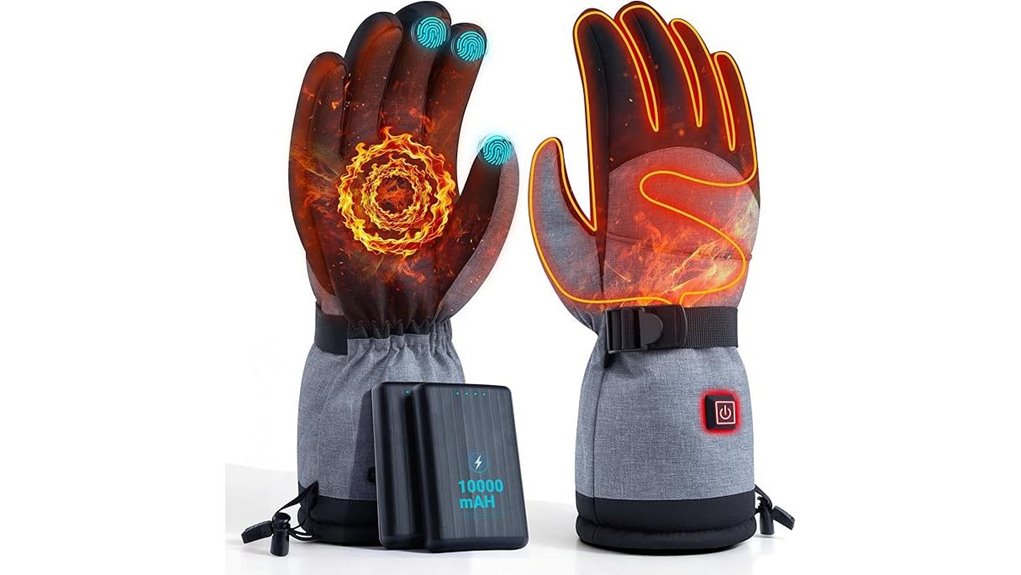 Heated Gloves Warm Your Hands When Traveling In Winter 11 three level waterproof rechargeable gloves