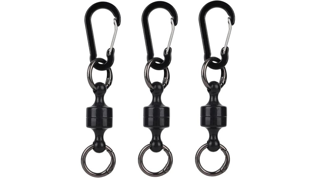 three magnetic quick release keyholder