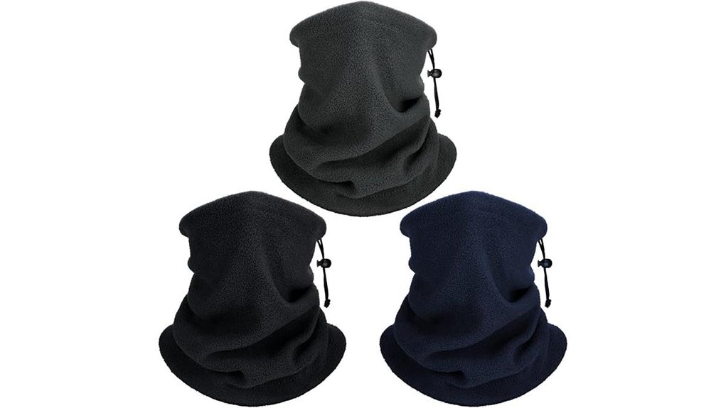 Top Neck Gaiters for Cold Flights & Windy Streets 14 three neck fleece gaiters