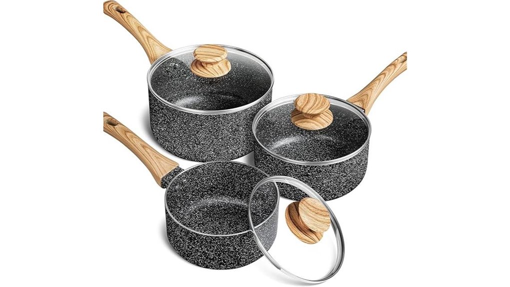 Best Saucepan Sets Every Chef Swears By 10 three nonstick black saucepans