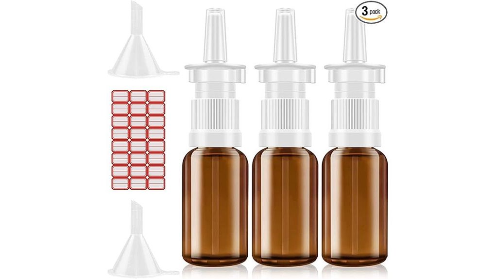 Must-Have Travel‑Sized Nasal Sprays That Won’t Leak 10 three pack amber glass spray