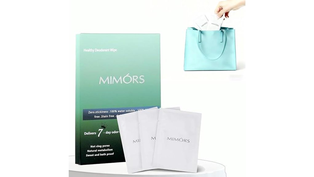 three pack odor free body wipes