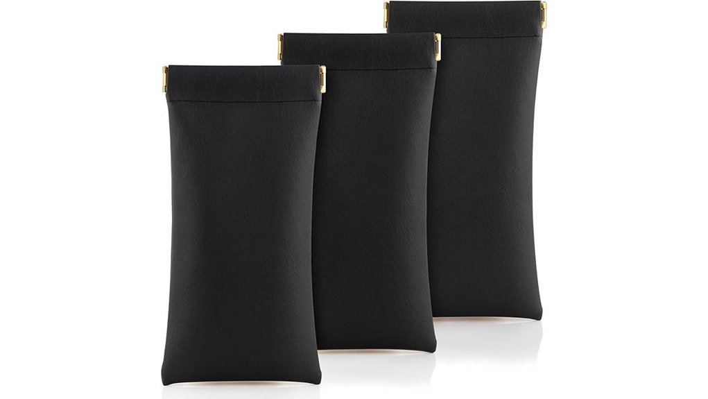 Sunglasses Cases That Protect Your Specs Without Extra Bulk 7 three pack pu leather sunglass cases