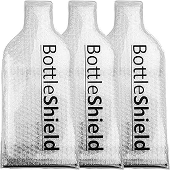 Wine Bottle Protectors That Keep Glasses Safe on the Move 9 three pack reusable wine shields