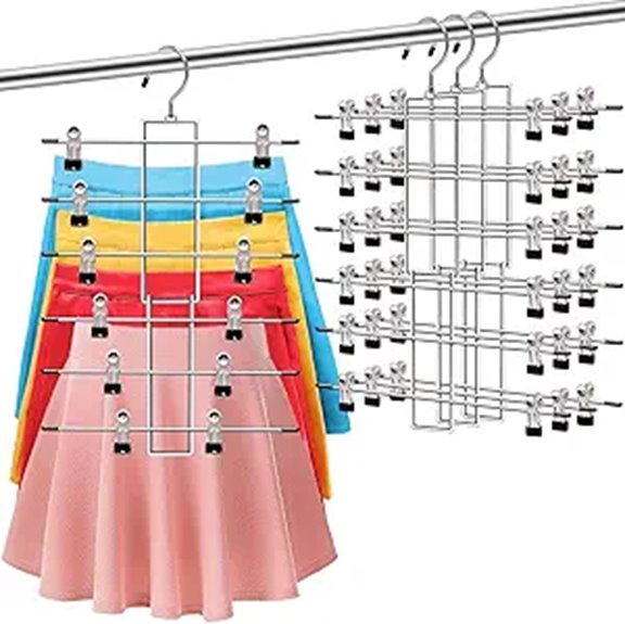 three pack six tier hangers