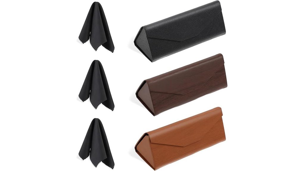 Fold-Flat Glasses Cases: Protective, Slim and Ready to Roll 7 three pack sunglass case cloths