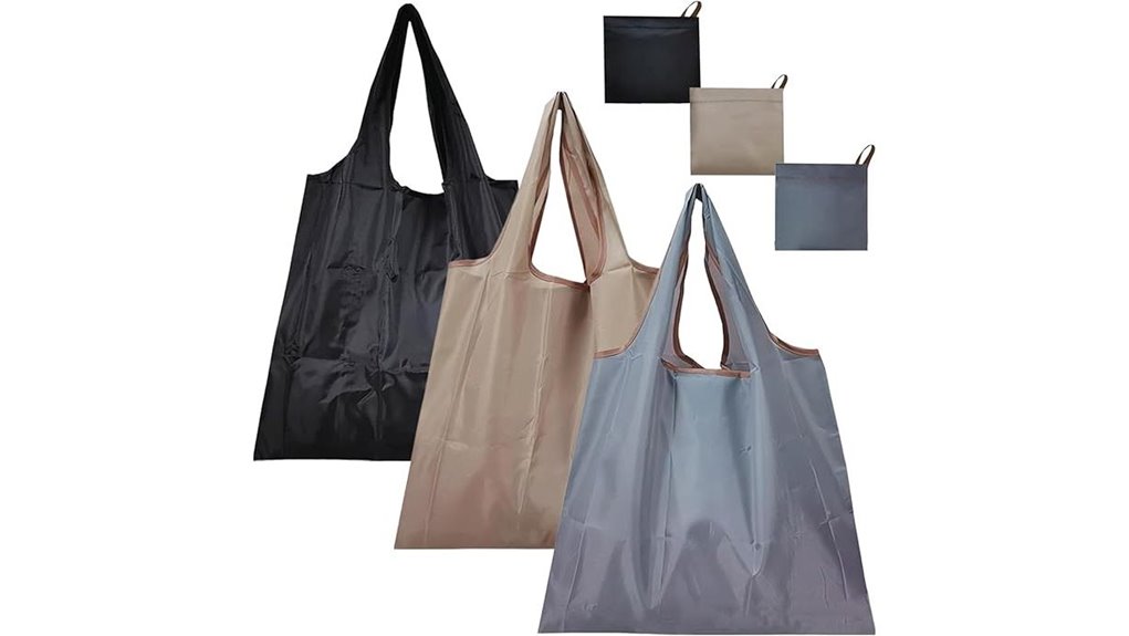 three piece foldable lightweight tote