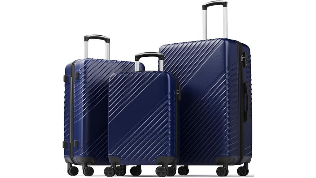 Big, Easy-to-Organize Checked Luggage Every Family Needs 6 three piece hardcase spinner tsa