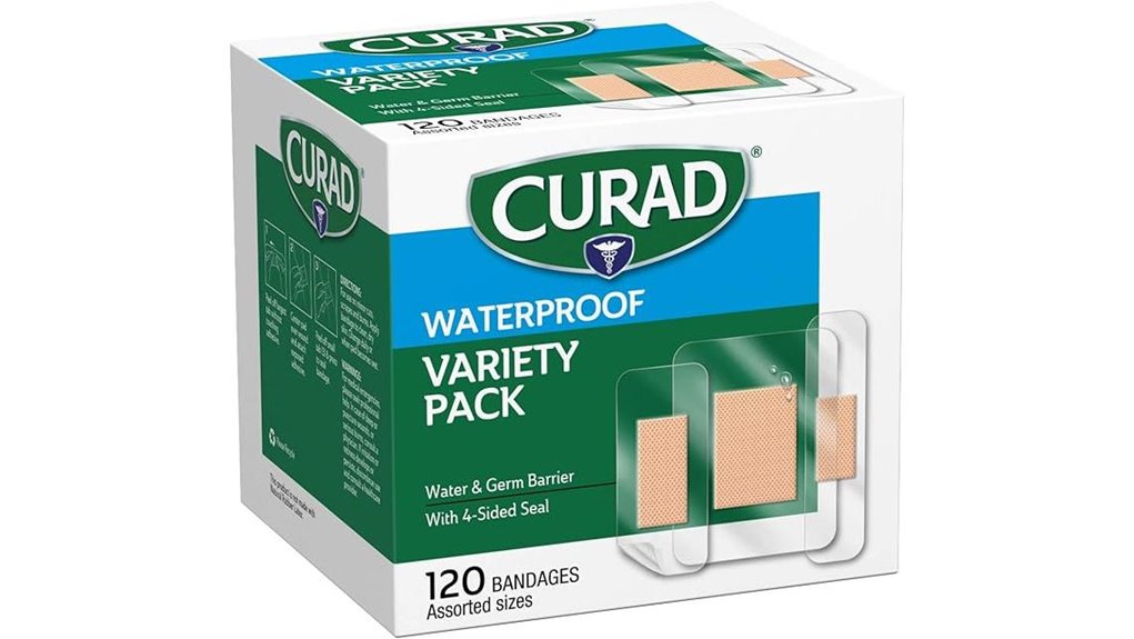 Perfect Waterproof Bandage Sets for Travel (Shower‑Safe) 11 three style waterproof 120 piece pack