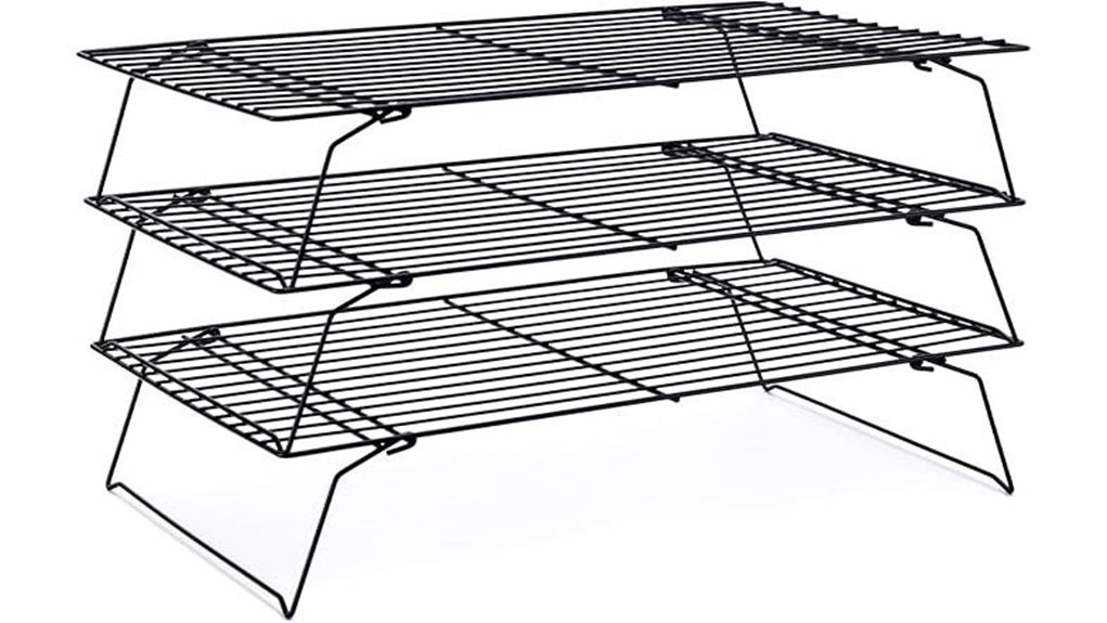 Ultimate Cooling Rack Baking Lovers Swear By 13 three tier collapsible cookie rack