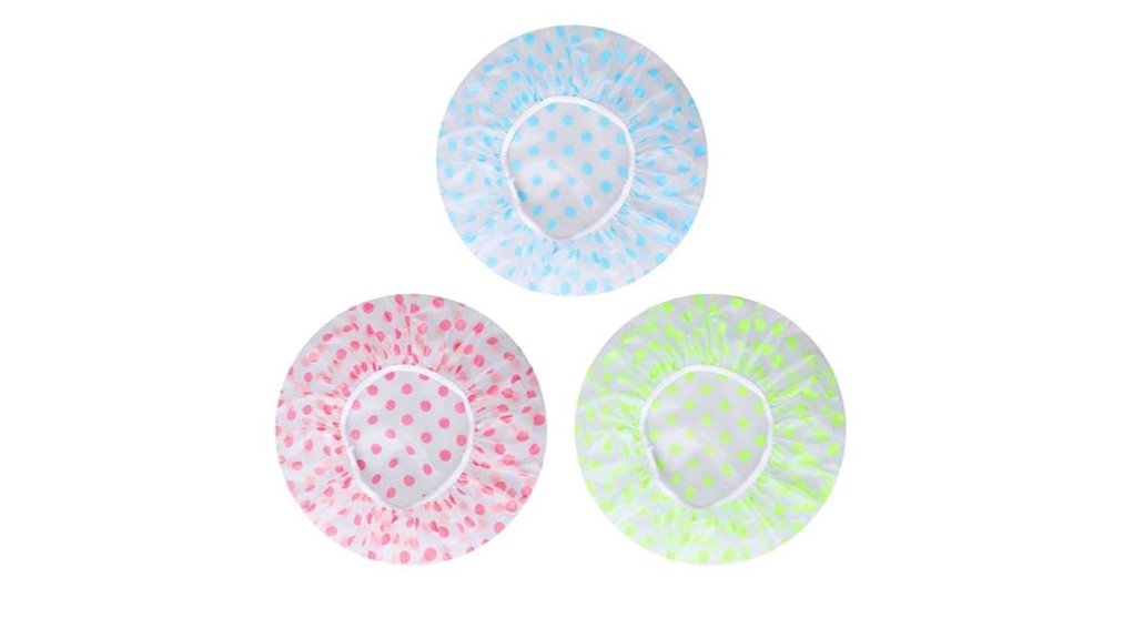 The Best Travel Shower Caps That Won’t Rip and Are Reusable 1 three waterproof shower caps