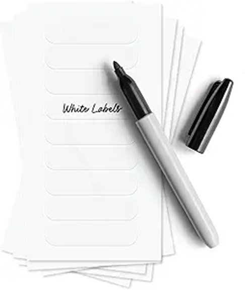 Top Waterproof, Readable Toiletry Labels for Travel Bottles 12 threekin 72 waterproof labels