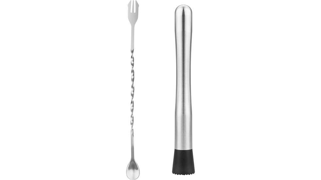 Top Muddler to Upgrade Your Home Bar 1 tifanso 10 inch steel muddler
